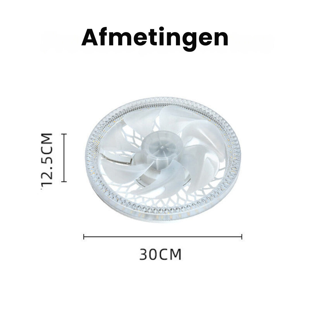 2-in-1 Ventilatorlamp met afstandsbediening