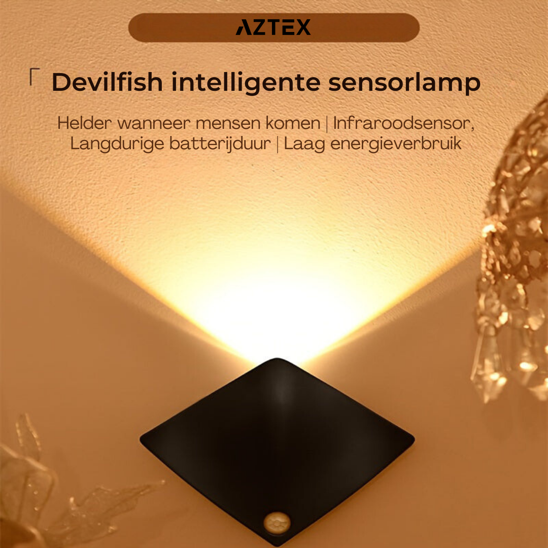 AZTEX™ Draadloze Wandlamp