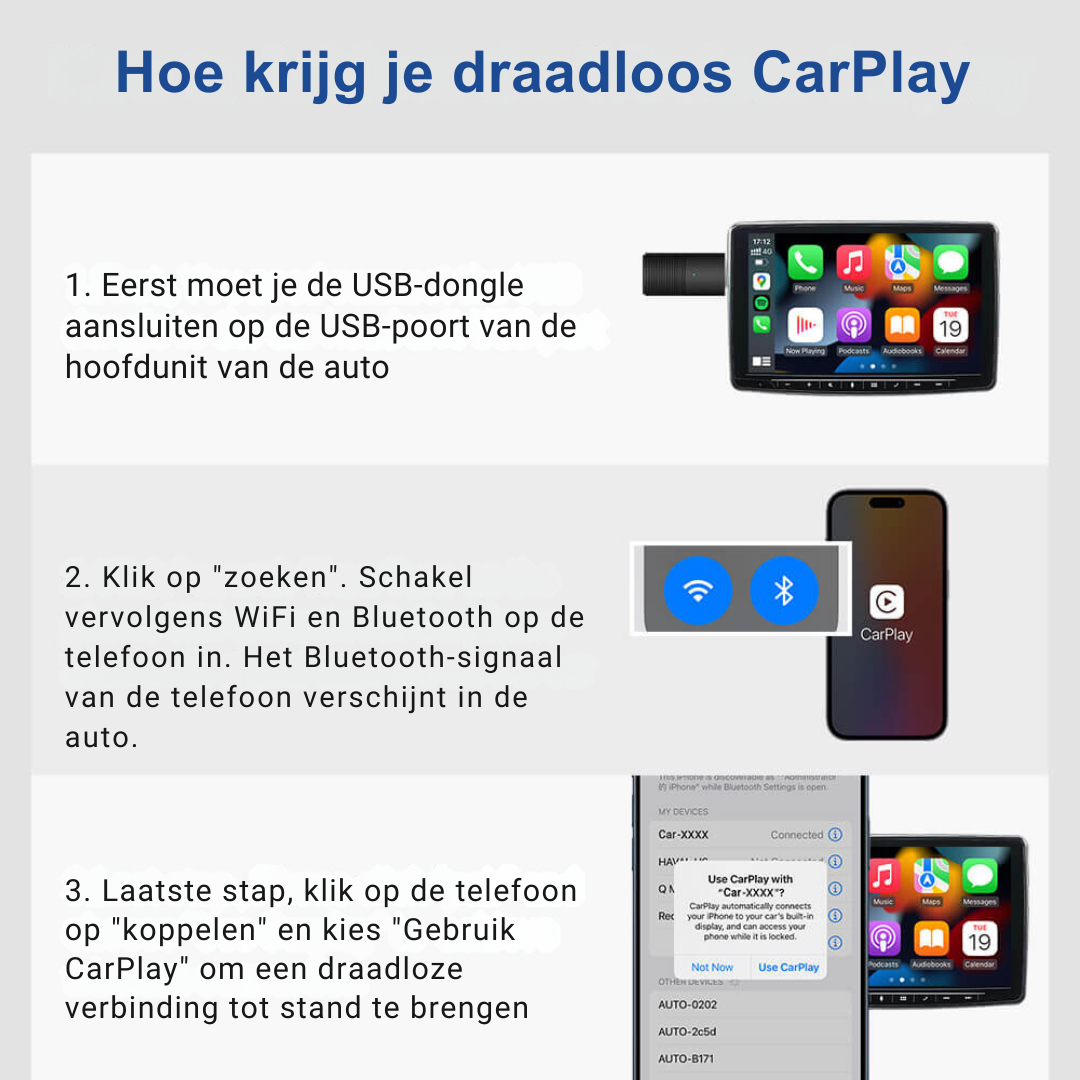 Draadloos Carplay Adapter