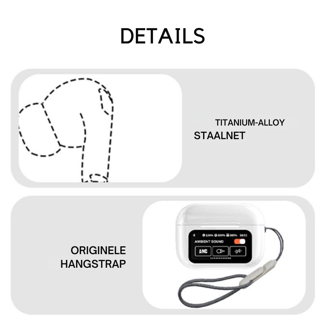 Bluetooth Oordopjes met Touch-Display