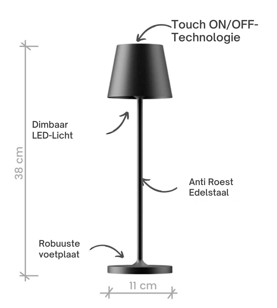 AZTEX™ - Draadloze Lamp