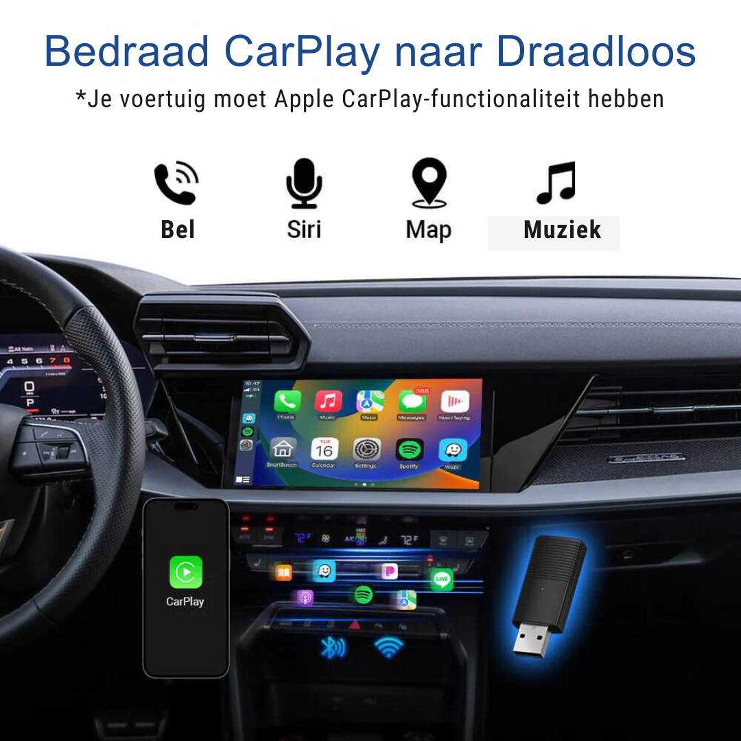 Draadloos Carplay Adapter